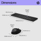 HP HP Combo keyboard and mouse НР 650, WL, EN/UK, black (4R013AA)