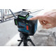 Bosch Нівелір лазерний Bosch Professional GLL 80-33 G 3.7В/4АА до 30м ±0.3мм/м зелений промінь кейс IP 65 0.93кг (0.601.065.501)