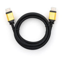 Кабель мультимедийный HDMI M to HDMI M 1.8m V2.0 Vinga (VCPDCHDMI2VMM1.8BK)
