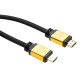 Кабель мультимедийный HDMI M to HDMI M 1.8m V2.0 Vinga (VCPDCHDMI2VMM1.8BK)