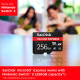 Карта памяти SanDisk 256GB microSDXC class 10 UHS-I U3 A1 Express (SDSQXFN-256G-GN4NN)