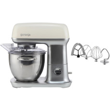 Gorenje kitchen machine 1000W, cup-iron, case-iron, nozzles-4, silver+beige (MMC1000RL)