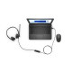 Dell Гарнітура Dell Wired Headset - WH125, чорний (520-BBLV)