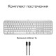 Клавиатура Logitech MX Keys S для MAC Bluetooth/Wireless UA Pale Grey (920-011638)