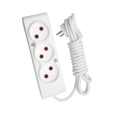 Сетевой удлинитель TECCO 3м 3 поста white (8681277841897)