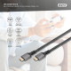 Digitus HDMI Ultra Premium High Speed Connection Cable, A M/M, 3.0m, Alu Housing, UHD, 8K@60Hz, gold, bl (DB-330200-030-S)
