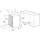 Gorenje Посудомоечная машина встраиваемая, 16компл., A+++, 60см, инвертор, Wi-Fi, AquaStop, сенсорное упр, 3 корзины, белый (GV673A65)