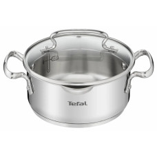 Tefal DUETTO+ saucepan, 2L, with lid, stainless steel, glass (G7194356)