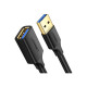Дата кабель USB 3.0 AM/AF 0.5m US129 black Ugreen (30125)