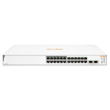 HPE Aruba Switch Instant On 1830 24G, 12p Class4 PoE, 195W, 2SFP 1GbE ports, LT Warranty (JL813A)