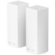 Linksys VELOP WHW0302 AC2200, MESH, 2xGE WAN/LAN, BT 4.0, біл. цв. (2шт.) (WHW0302-EU)