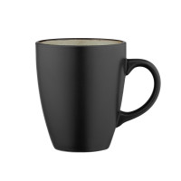 ARDESTO Mug Bolzano, 380ml, ceramic, black-green (AR2938BM)