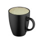 ARDESTO Mug Bolzano, 380ml, ceramic, black-green (AR2938BM)