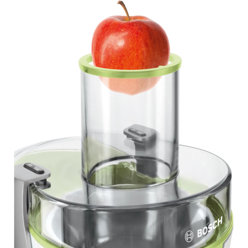 Bosch Centrifugal juicer 700W, bowl 1.25L, pulp container 2.0L, plastic, white (MES25G0)