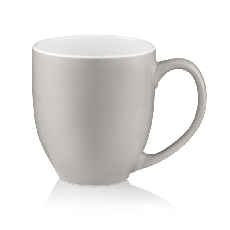 ARDESTO Чашка Pio, 430мл, керамика, серый светлый (AR3096LG)