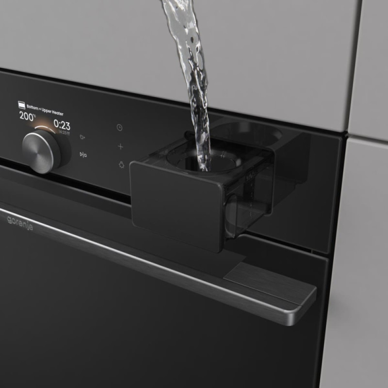 Gorenje Oven Gorenje electrical, 77L, A+, steam, Wi-Fi, display, black (BFS6148B)