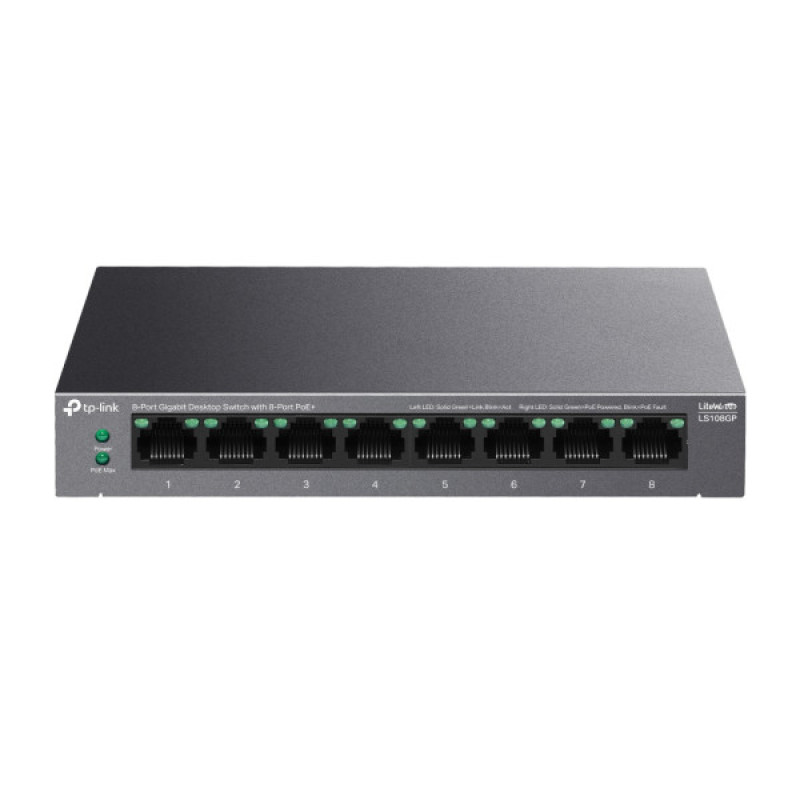 Коммутатор сетевой TP-Link LS108GP