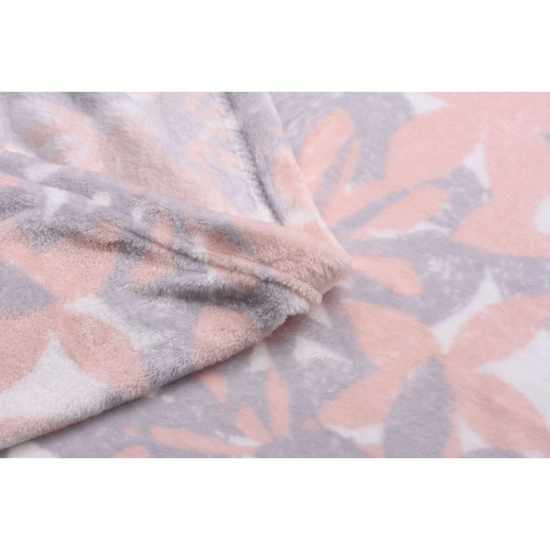 ARDESTO Flannel blanket, 160x200cm, floral, 100% polyester (ART0106PB)