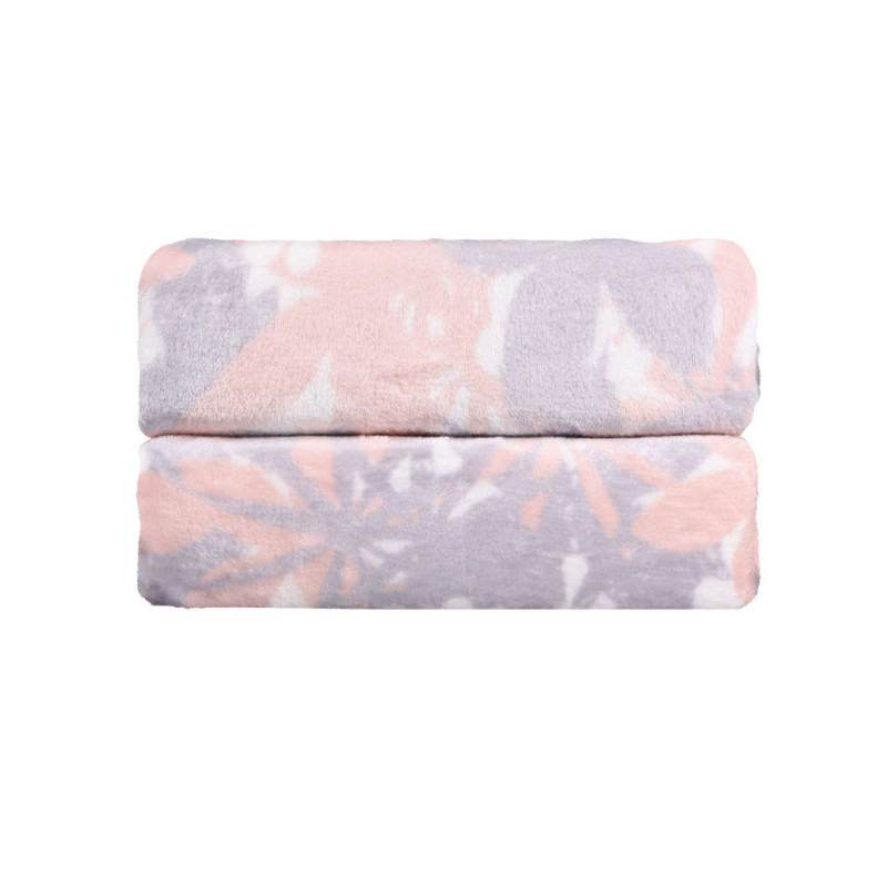 ARDESTO Flannel blanket, 160x200cm, floral, 100% polyester (ART0106PB)