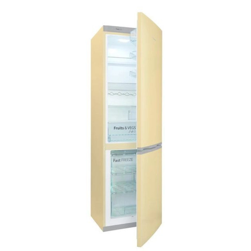 SNAIGE Ref  with bottom freezer, 194.5x60х65, ref-233L, freez.-88L, 2doors, A++, ST, beige (RF58SM-S5DV2E)