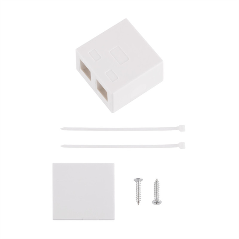 2E З'єднувальна коробка, для модулів Keystone, 2 порти (2E-CONSOCASEBOX2JACKS)
