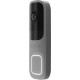 Ajax video doorbell, universal installation, 4 megapixels, 155° vertical 90° horizontal, IR 6m, motion detection range 4m, artificial intelligence, wi-fi, gray (000053538)