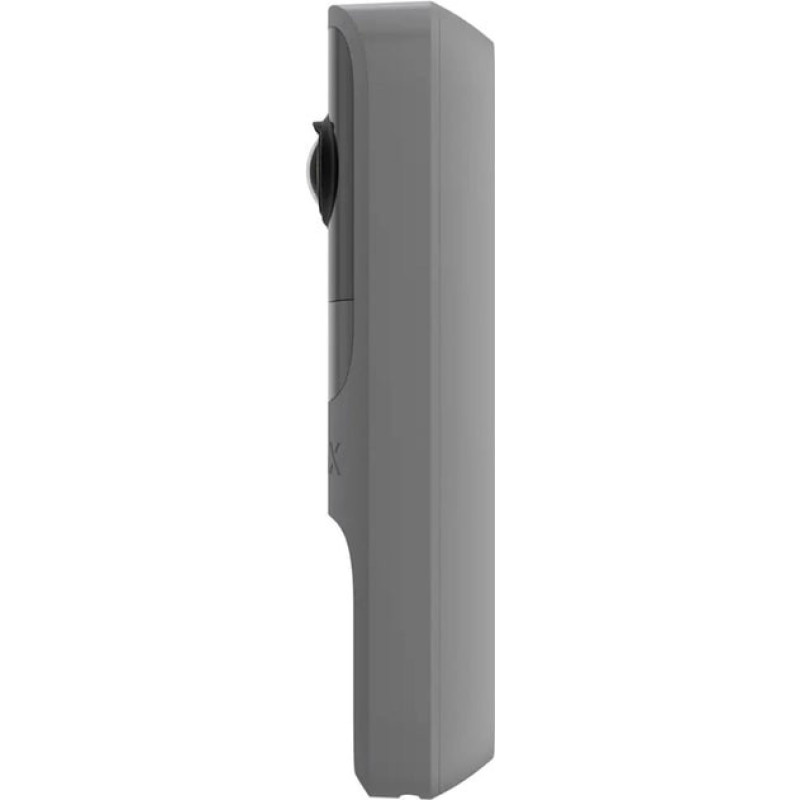 Ajax video doorbell, universal installation, 4 megapixels, 155° vertical 90° horizontal, IR 6m, motion detection range 4m, artificial intelligence, wi-fi, gray (000053538)