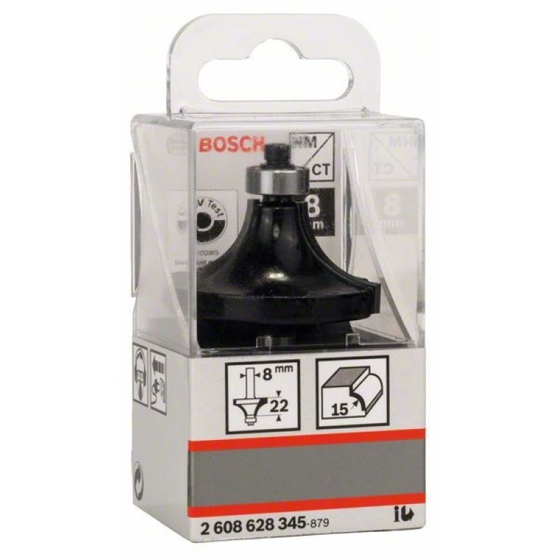 Bosch Фреза карнизна Bosch Professional Std S8 R15 L22 (2.608.628.345)