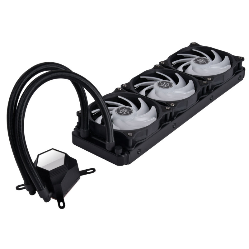SilverStone Water cooling system Perma Frost Premium PF360-ARGB-V2, LGA1700, 2066, 2011, 1200, 115x, AM5, AM4, FM1, FM2, TDP300W