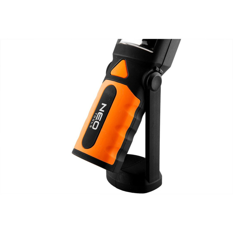 Neo Tools Ліхтар інспекційний на батарейках, AAх3, 300лм, 3Вт, 2в1, гачок 360°, магніт (99-042)
