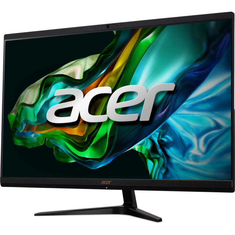 Acer ПК Моноблок Aspire C24-1800 23.8" FHD, Intel i3-1305U, 8GB, F512GB, UMA, WiFi, кл+м, без ОС, чорний (DQ.BLFME.00R)