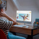 HP Комп'ютер персональний моноблок Pavilion 27" FHD IPS AG, Intel i5-13400T, 16GB, F512GB, NVD1650-4, WiFi, кл+м, DOS, білий (9D3Q9EA)