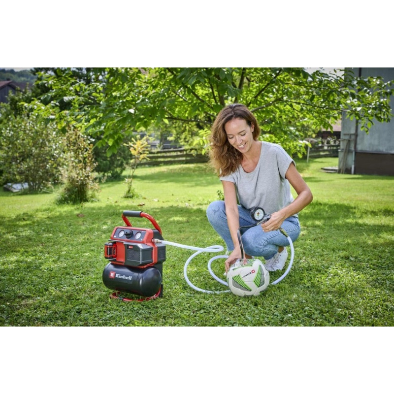 Einhell Air compressor TE-AC 18/75 Li OF-Solo, battery 18V PXC, 8bar, 75l/min, tank 5l, 7.76kg, (without battery and charger) (4020410)