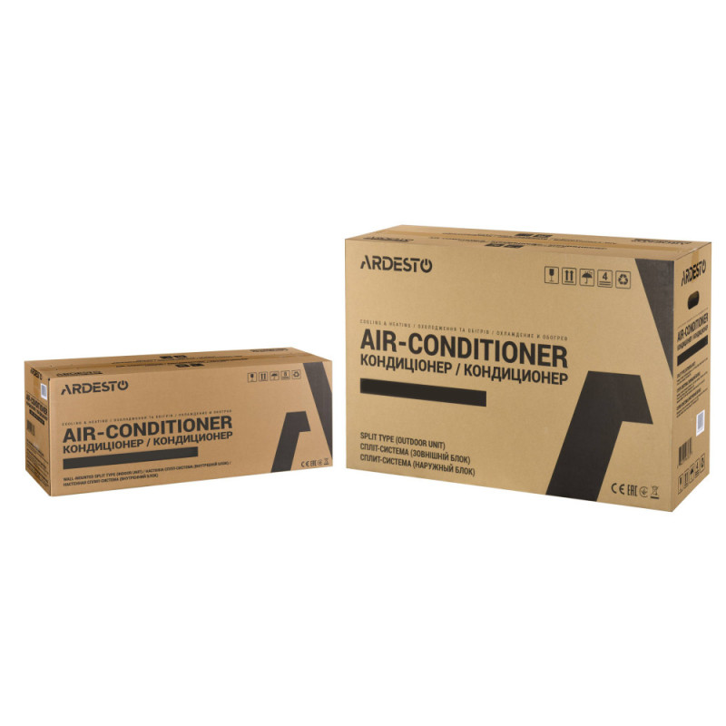 ARDESTO Air Conditioner ACM-09ERP-R32-WF-AG-S, 25 m2, ERP Inverter, A++/A+, down to -20°C, Wi-Fi, R32, white