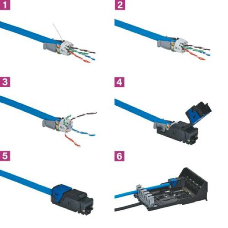 Legrand LCS RJ45 CAT 5e UTP Keystone module (033753)