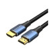 Кабель мультимедийный HDMI M to HDMI M 3.0m 8K60Hz cotton braided blue Vention (ALGLI)
