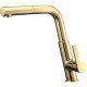 Deante Sink tap Silia, spout length - 233mm, pull-out, 1-handle, gold (BQS_Z73M)