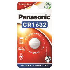 Panasonic Battery Lithium CR1632 blister, 1 pcs. (CR-1632EL/1B)