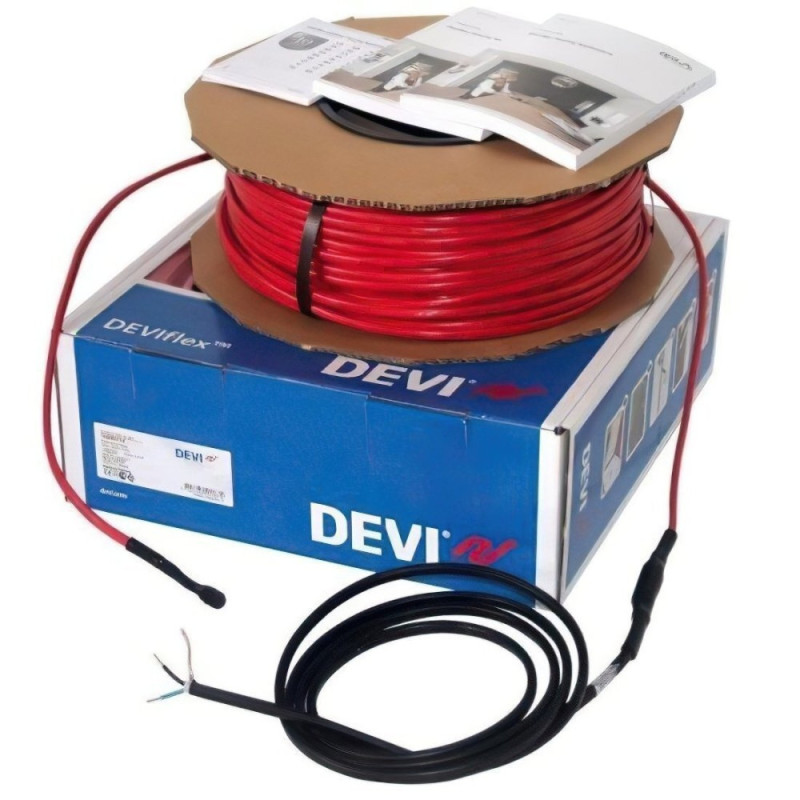 DEVI Heating cable Deviflex 18Т, 2-core, for heating systems, 2.8sq m., 22m, 395W, 230V (140F1238)