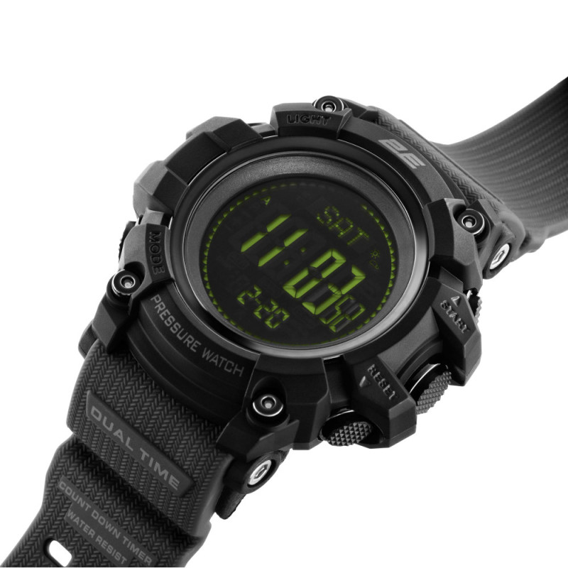 2E Tactical Armor GT Black Tactical Watch with Compass and Pedometer (2E-TCW20BK)