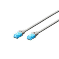 Digitus CCA CAT 5e UTP[Патч-корд CAT 5e UTP, 0.5м, AWG 26/7, CCA, PVC, сірий] (DK-1512-005)