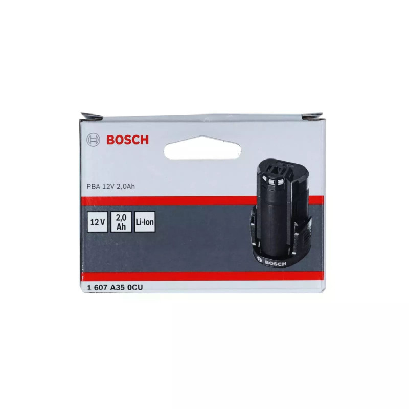 Bosch Battery PBA Li-Ion, 12 V, 2Ah, 0.17kg (1.607.A35.0CU)