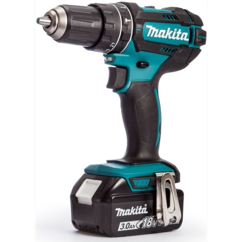 Makita Сordless power tools set (DHP482Z, DTD152Z, DC18RC, BL1830x3 pcs - 3.0 Ah, Makpac ), LXT (DLX2131JX1)