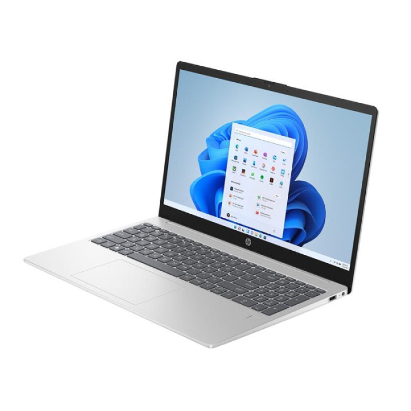 Ноутбук HP 15-fd1022ua (A0ND1EA) Blue; 15.6" FullHD (1920x1080) IPS LED матовый , Intel Core 7 150U (1.8 - 5.4 ГГц) , RAM 16 ГБ , SSD 512 ГБ , Intel Graphics , без ОП , Wi-Fi , BT , веб-камера , DOS , 1.65 кг , синий , подсветка клавиатуры , сканер отпечатков пальцев