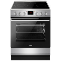 Hansa Cooker electrical glass-ceramic, 65L, 60x60cm, display, convection, inox (FCCX68219)