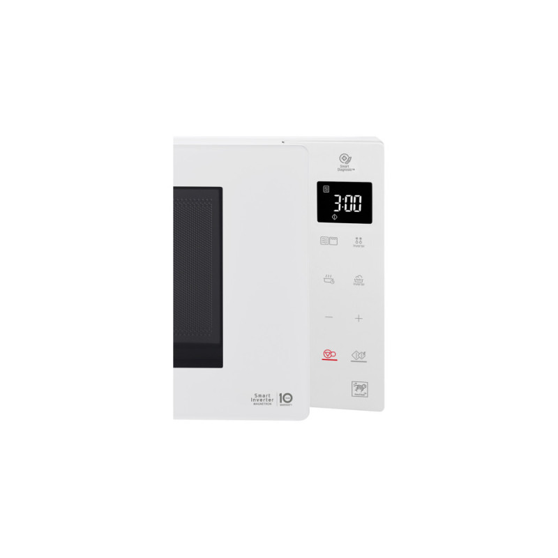 LG Микроволновая печь, 23л, электр. управл., 1000Вт, дисплей, белый (MS2336GIH)