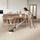Electrolux cordless VC, dust cont -0.3l, battery operation up to 45min, weihgt-2.8kg, HEPA, 2in1, turbo brush, BRC, 2 nozzles, white (ES52CB18SH)