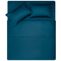 ARDESTO КПБ 1.5сп Mix&Match, пододеяльник 160х220см, простынь 180х240см, наволочки (2) 50х70см, 100% хлопок, сатин, синий (ART1622SB)