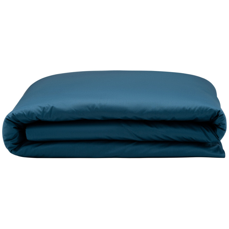 ARDESTO Bedding set 1.5 Mix&Match, sateen, duvet cover 160x220cm, bed sheet 180x240cm, pillowcases (2) 50x70cm, 100% cotton, blue (ART1622SB)