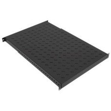 ZPAS Полиця 19", 1U, регульована, глибина 350-600 мм, 150кг максимально, чорна (W-3074-83-04-161)
